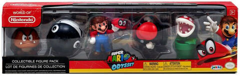 Figurine - Nintendo - Pack 5 Figurines Mario Odyssey